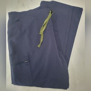 Figs Pants with Olive Green Drawstring